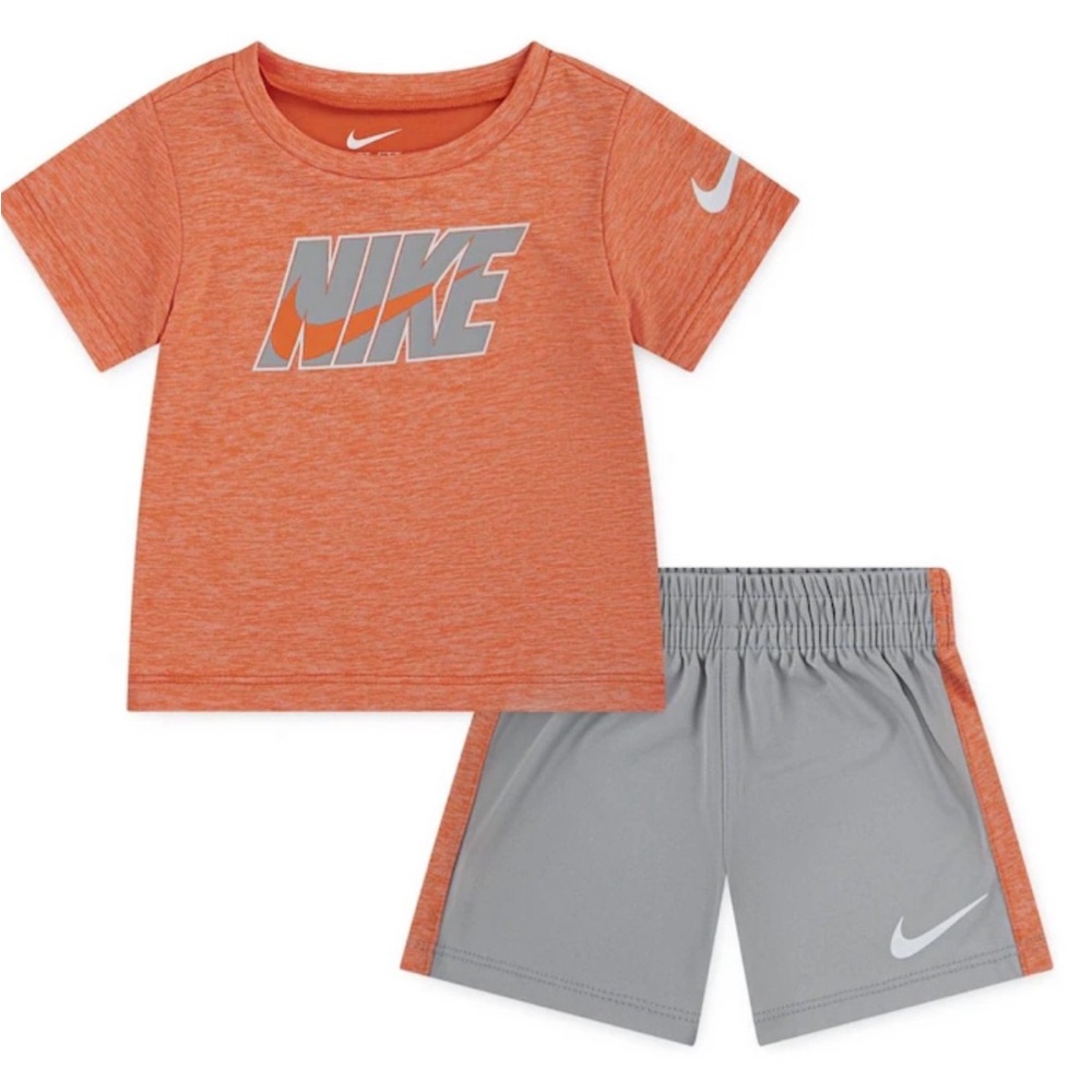 Baby Toddler Boys Nike Dri-FIT Shorts Set- NWT 12 & 24 month